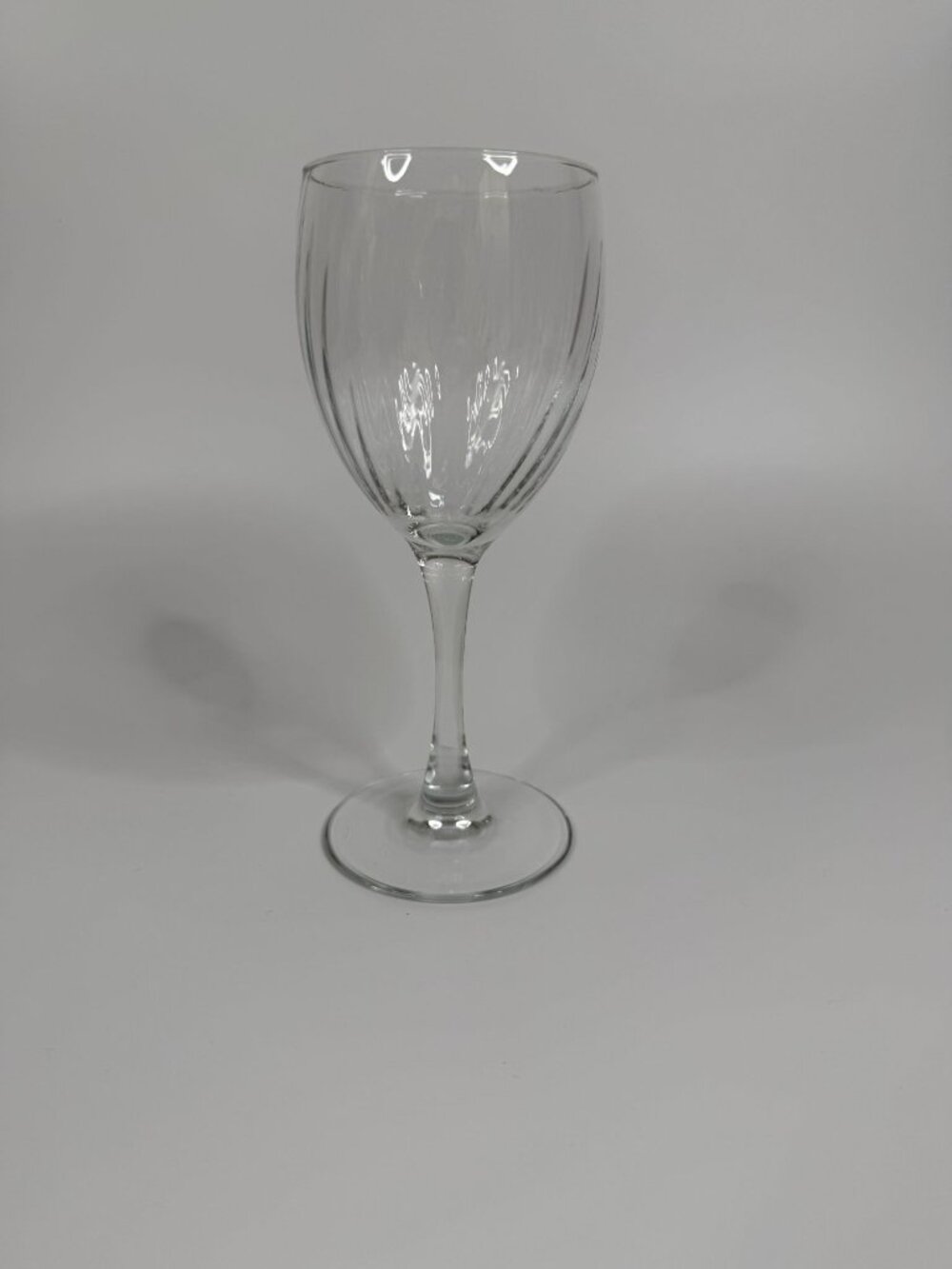 Crystal Swirl Champagne Goblet, 7.125" tall